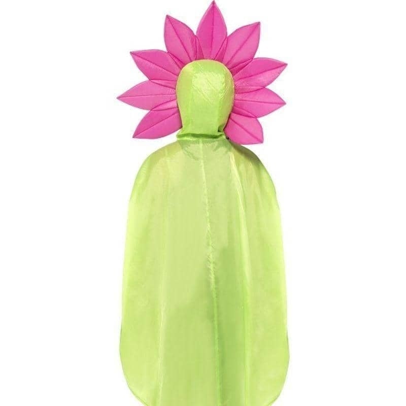 Costumes Australia Flower Party Poncho Adult Green Pink_3