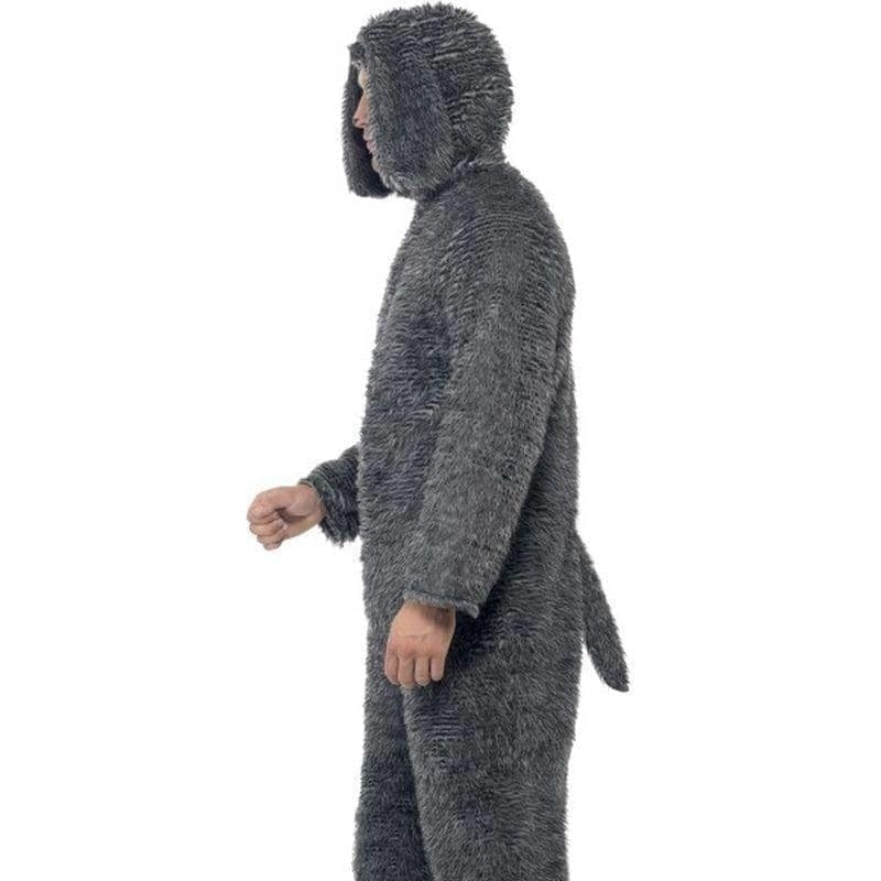 Costumes Australia Fluffy Dog Costume Adult Grey Onesie_3