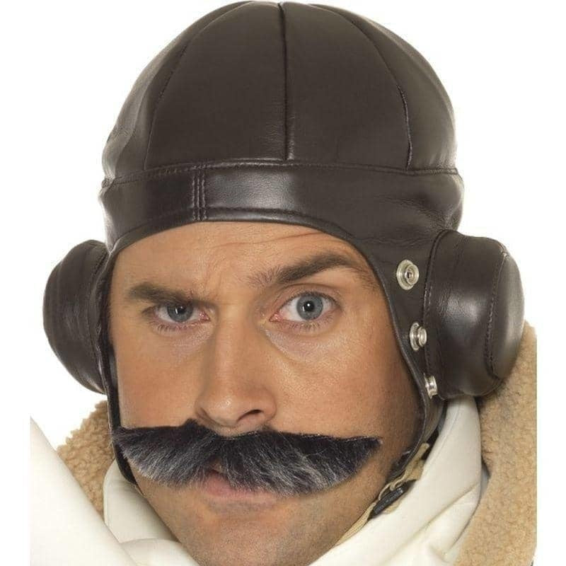 Costumes Australia Flying Helmet Adult Brown_1