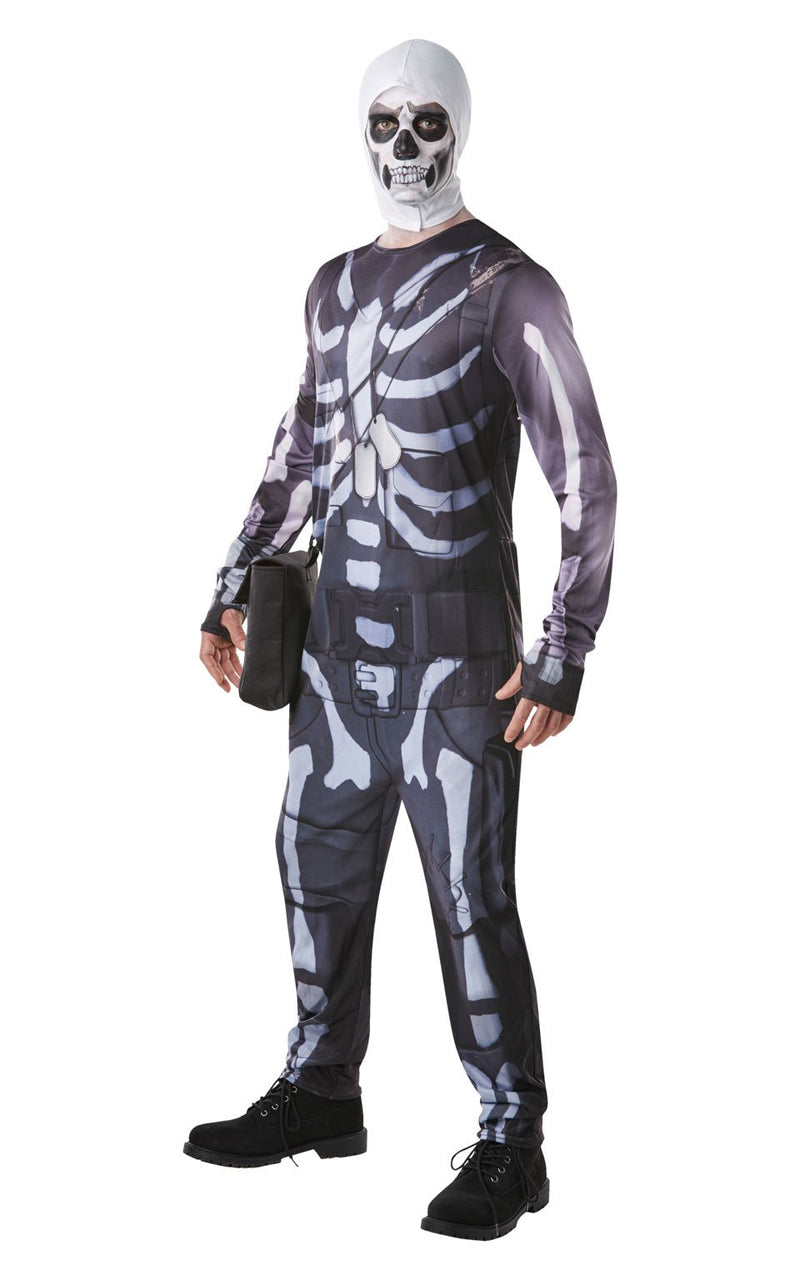 Costumes Australia Fortnite Skull Trooper Jumpsuit Costume_1