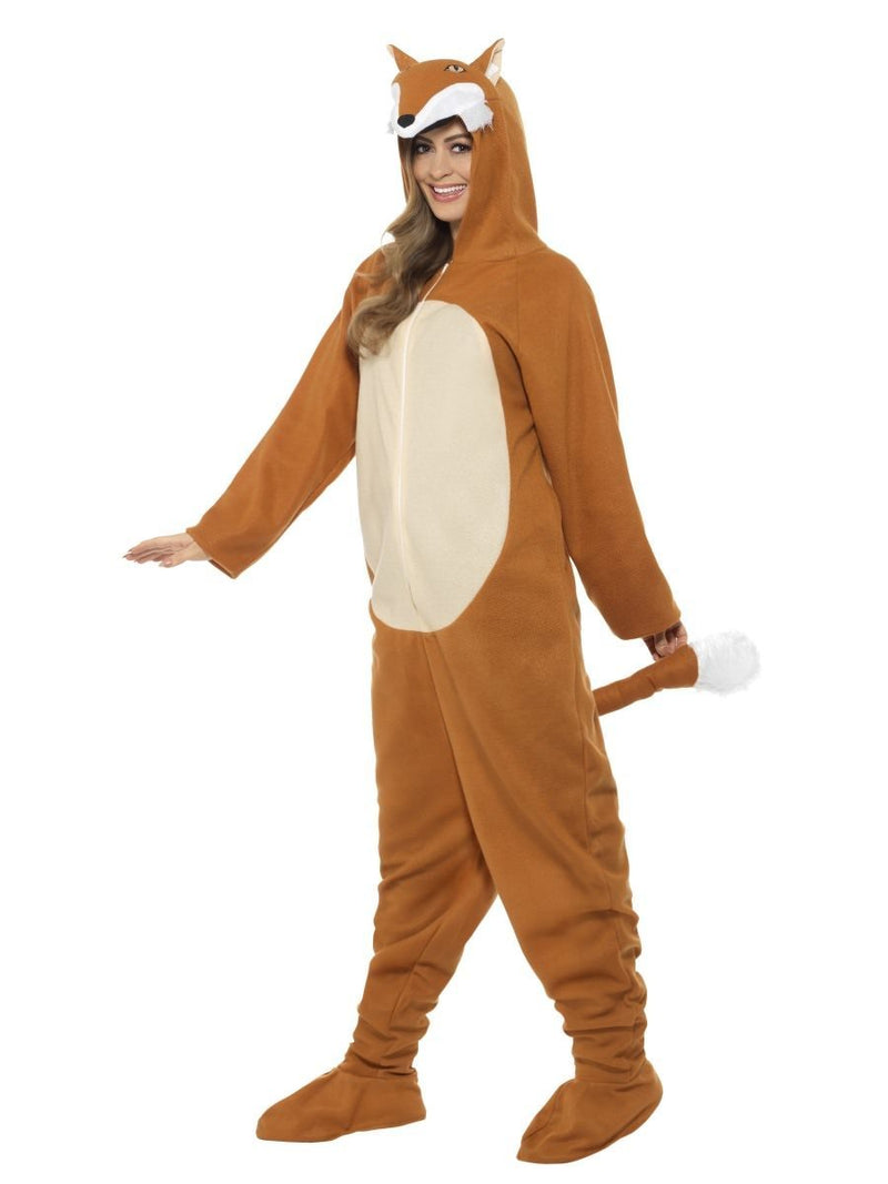 Costumes Australia Fox Costume Adult All In One Orange_3