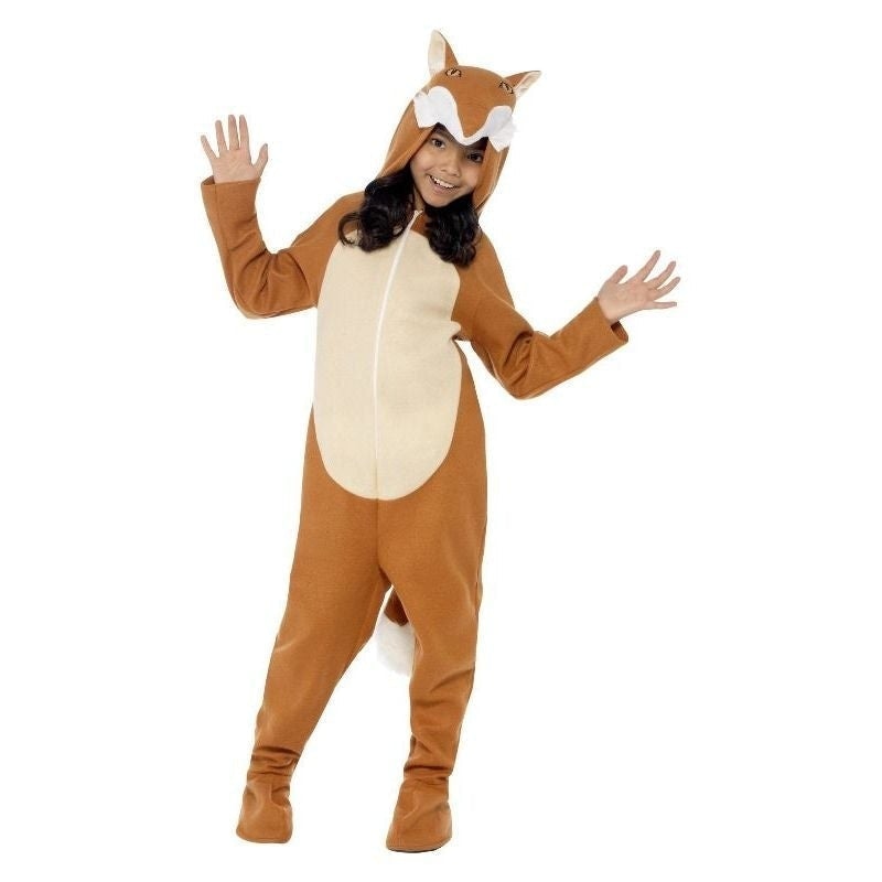 Costumes Australia Fox Costume Kids Orange Jumpsuit_2