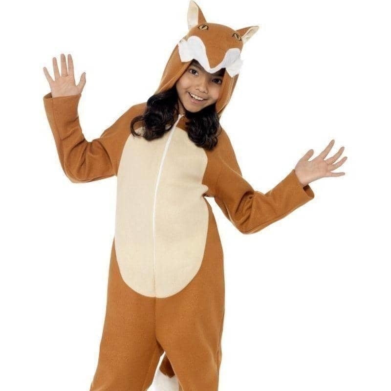 Costumes Australia Fox Costume Kids Orange Jumpsuit_1