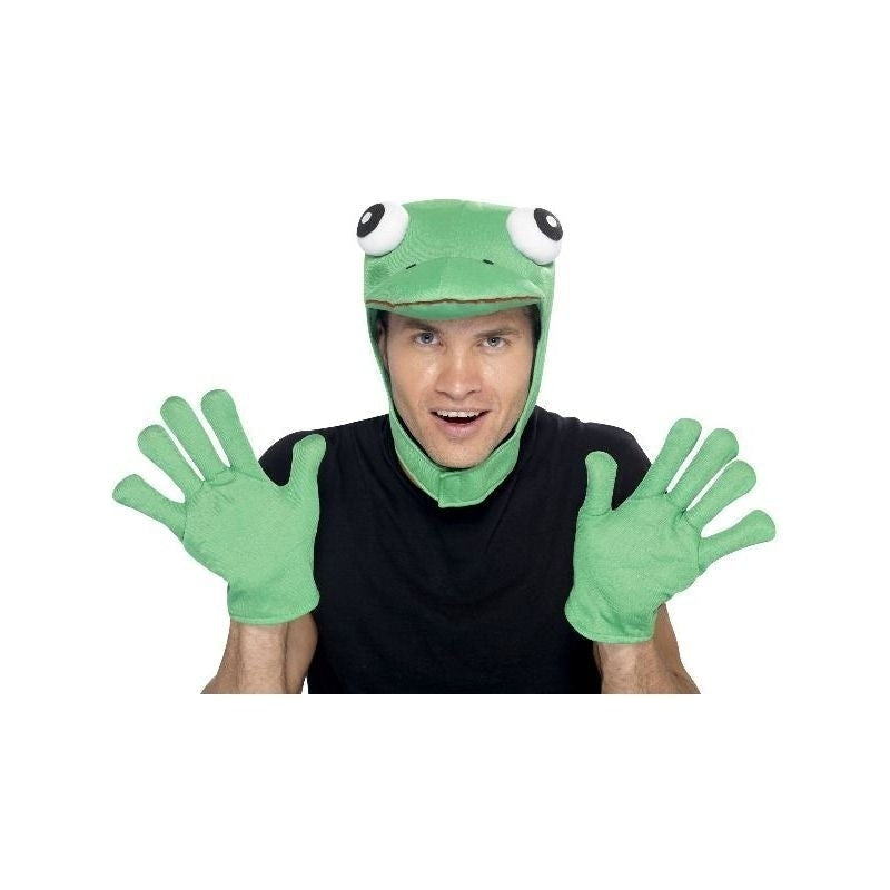 Costumes Australia Size Chart Frog Kit Adult Green Hood Gloves