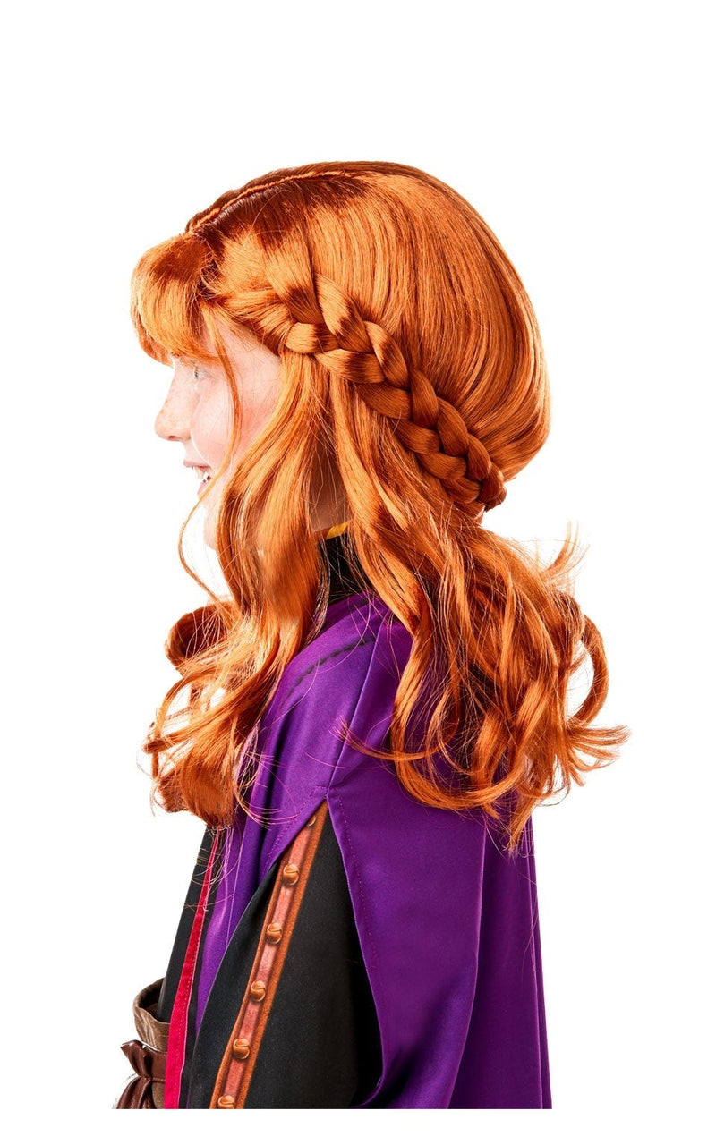 Costumes Australia Size Chart Frozen 2 Child Anna Wig