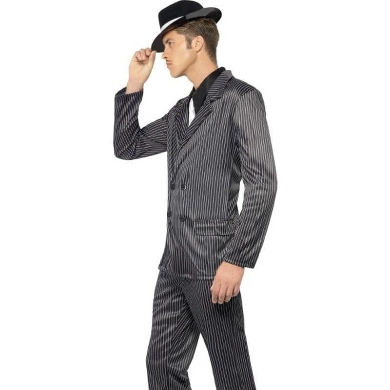 Costumes Australia Gangster Costume Adult Black White_3