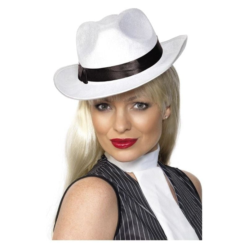 Costumes Australia Size Chart Gangster Hat White Adult