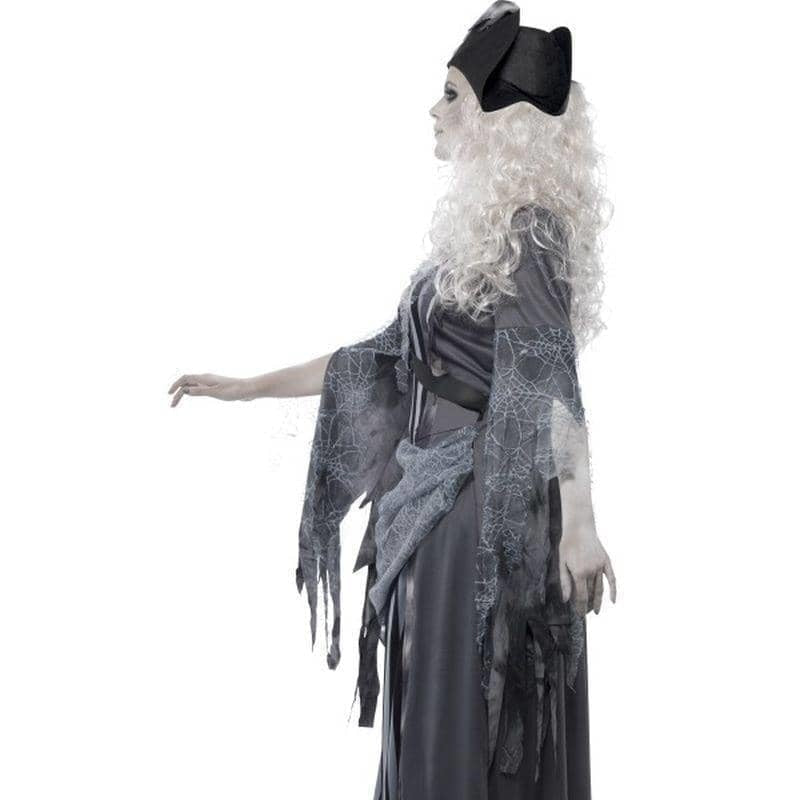 Costumes Australia Ghost Ship Princess Costume Adult Grey Black Dress Hat_3