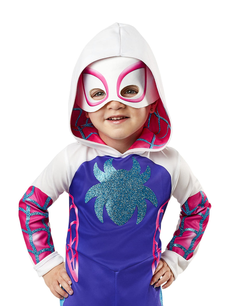 Costumes Australia Ghost Spider Costume for Toddlers Spider Gwen Spidey Amazing Friends_2