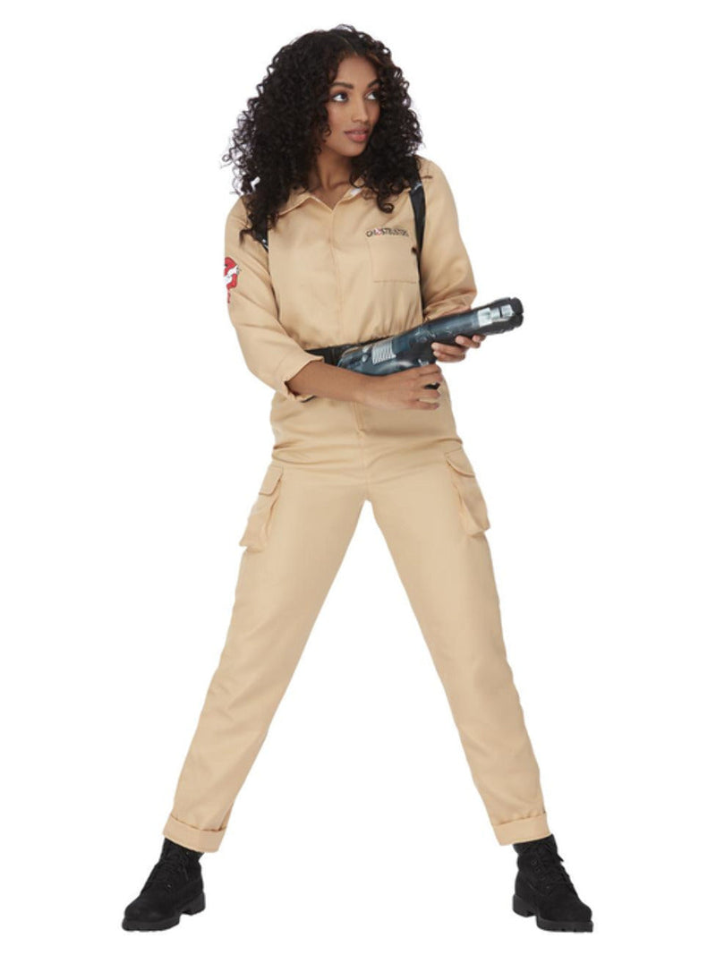 Costumes Australia Ghostbusters Ladies Costume Adult Beige Jumpsuit_3