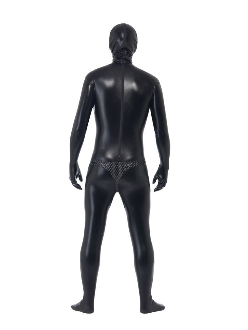 Costumes Australia Gimp Costume Adult Black Bodysuit_4