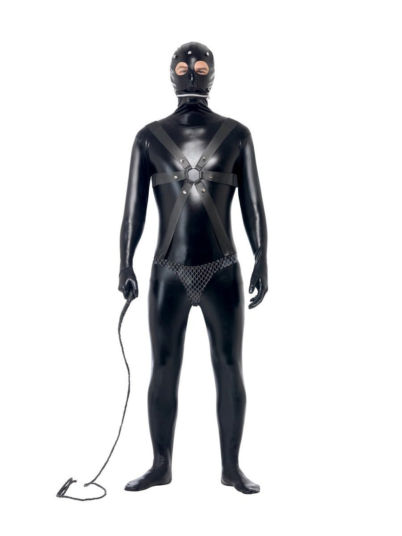 Costumes Australia Gimp Costume Adult Black Bodysuit_1