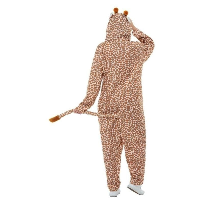 Costumes Australia Giraffe Costume Adult Brown Jumpsuit_3