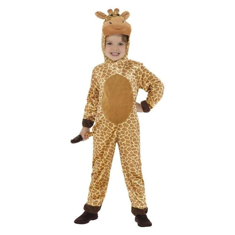 Costumes Australia Giraffe Costume Kids Brown Jumpsuit_2