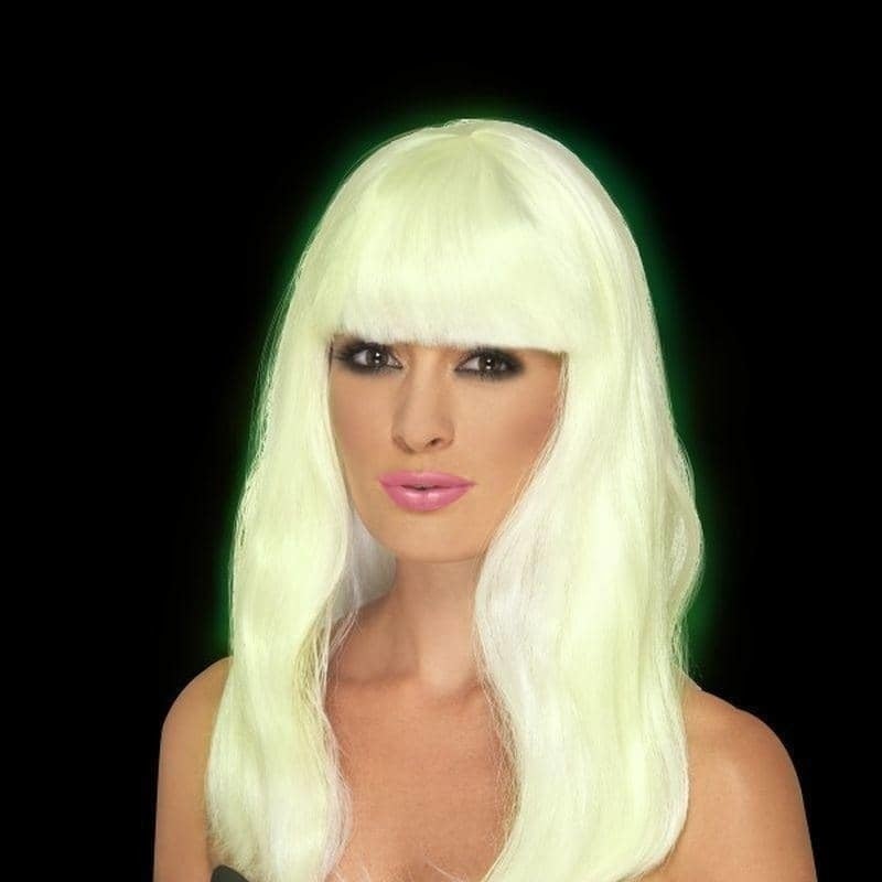 Costumes Australia Glam Party Wig Adult Glow In The Dark_1