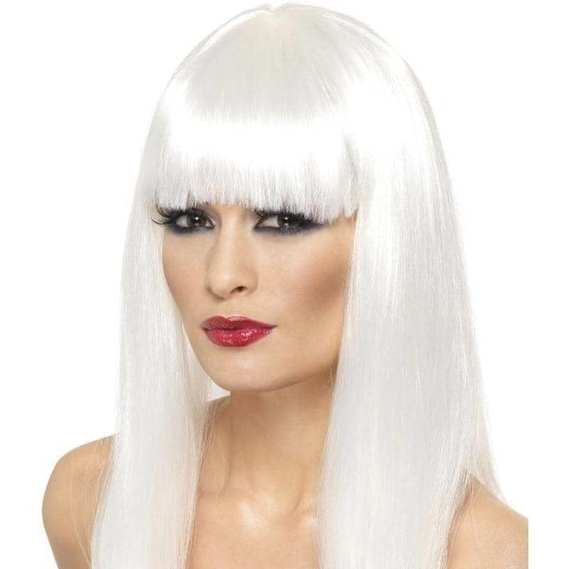 Costumes Australia Glamourama Wig Adult White_1