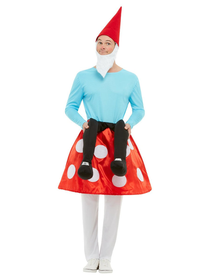 Costumes Australia Gnome Toadstool Costume Adult Blue Red_2