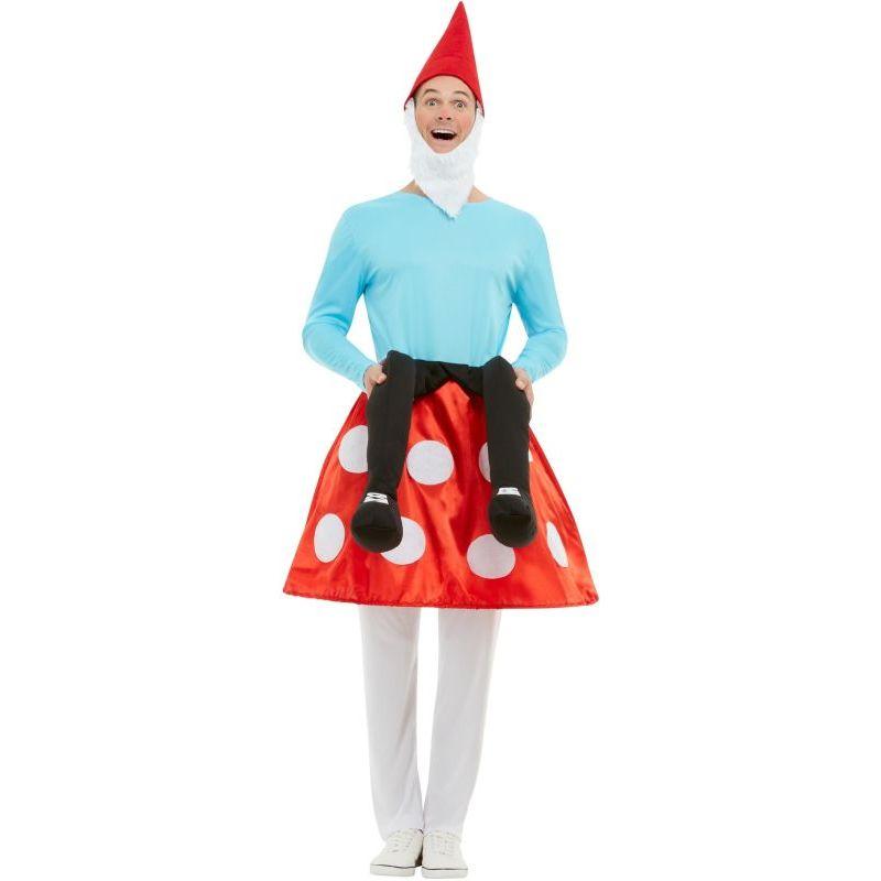 Costumes Australia Gnome Toadstool Costume Adult Blue Red_1