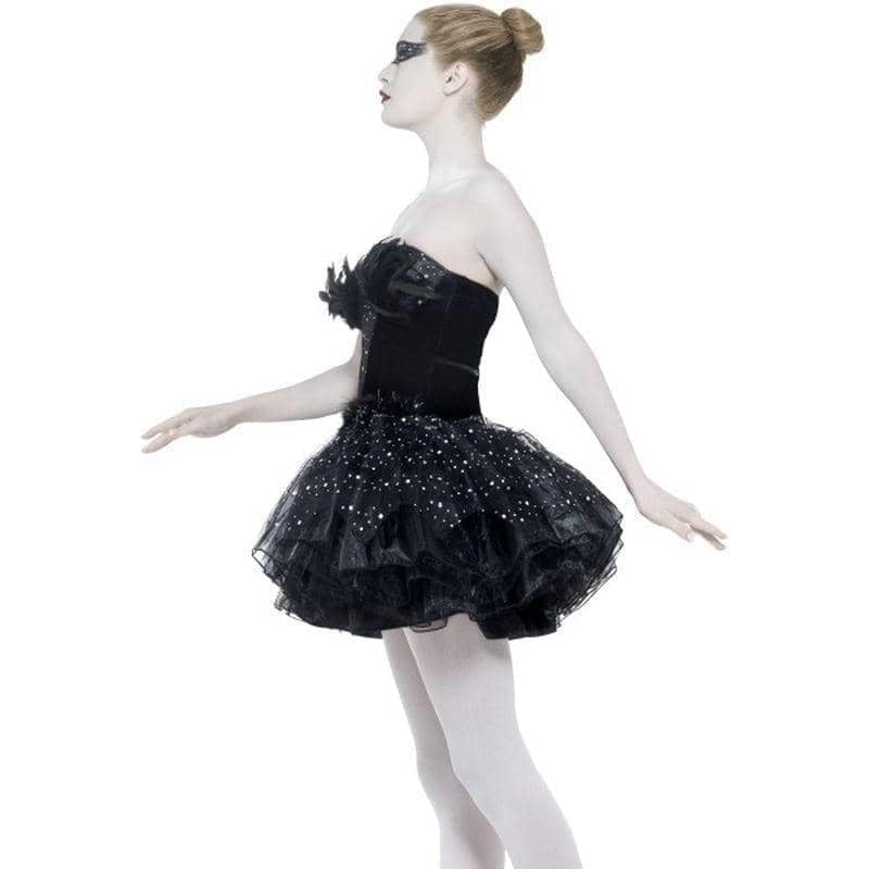 Costumes Australia Gothic Swan Masquerade Costume Adult Black_3