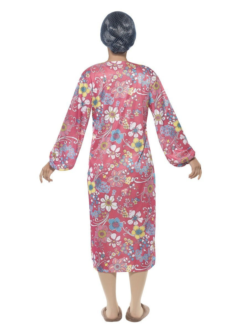 Costumes Australia Gravity Granny Costume Adult Pink Bodysuit_4