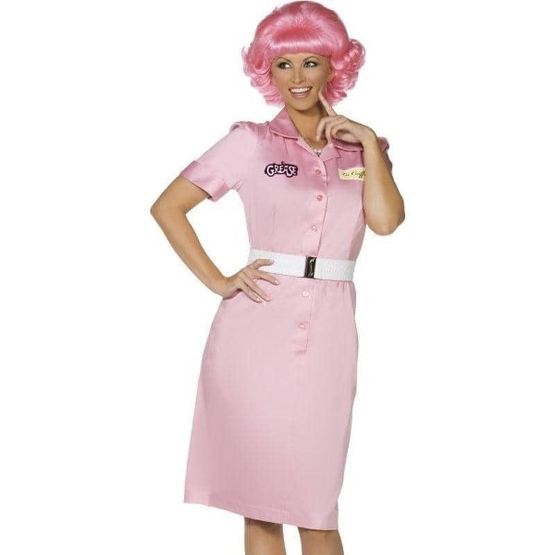 Costumes Australia Grease Frenchy Costume Beauty School Drop Out Adult Pink_1