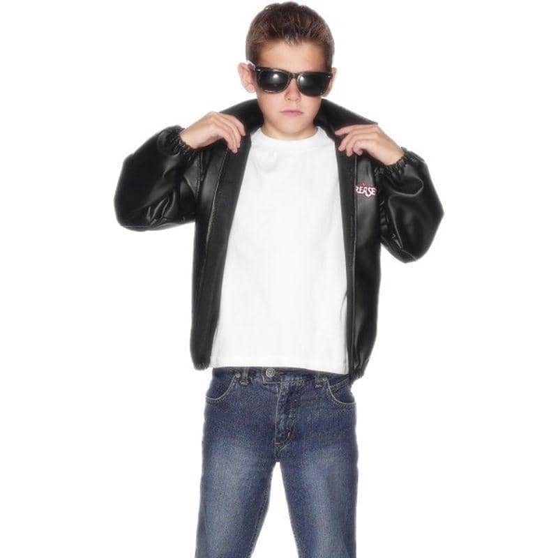 Costumes Australia Grease T Birds Jacket Kids Black_1