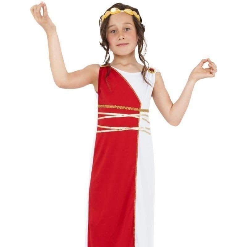 Costumes Australia Grecian Girl Costume Kids Red White_1