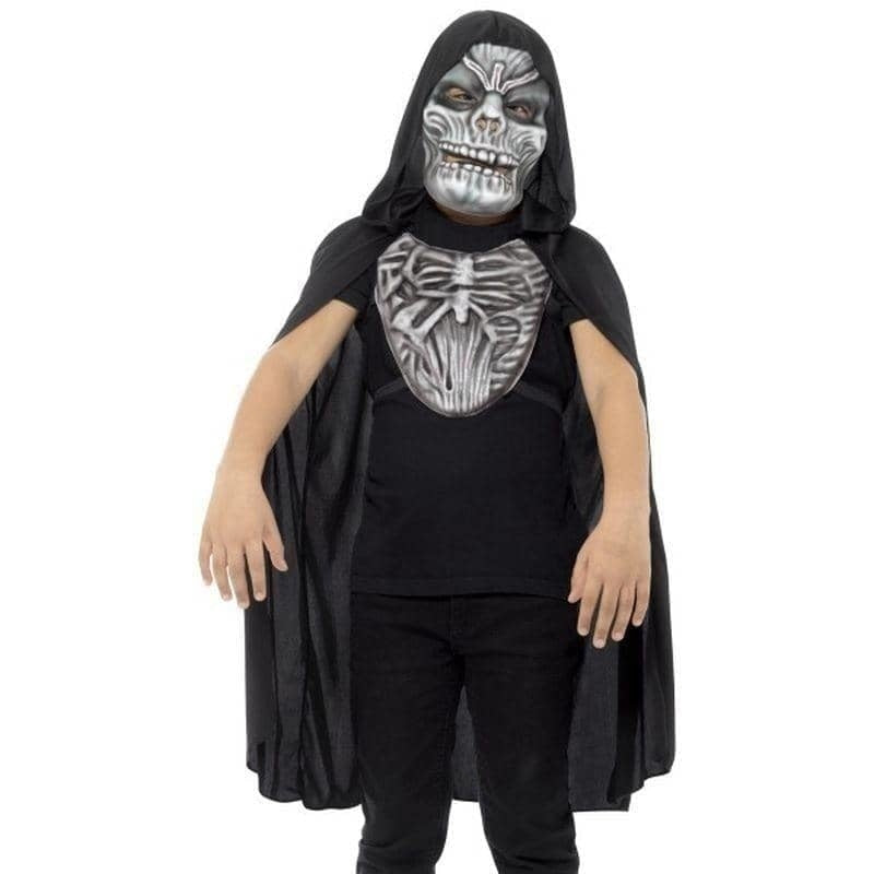 Costumes Australia Grim Reaper Kit Child Kids White_1