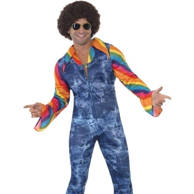 Costumes Australia Groovier Dancer Costume Adult Blue_1