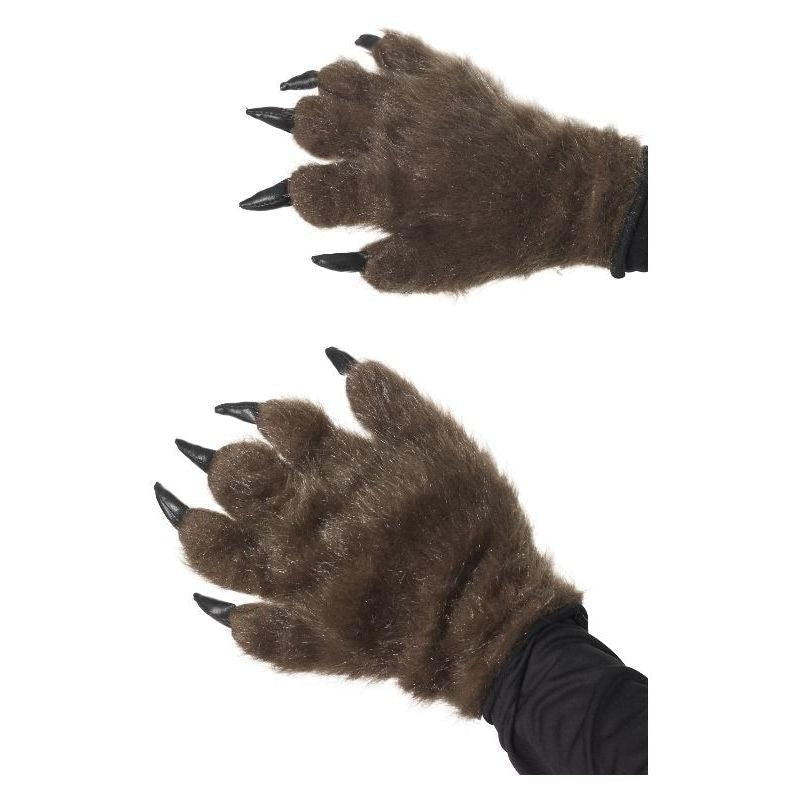 Costumes Australia Size Chart Hairy Monster Hands Adult Brown