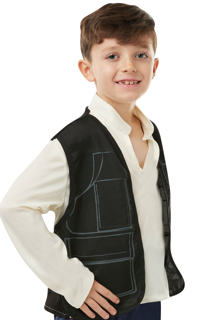 Costumes Australia Han Solo Deluxe Costume Kids Star Wars Smuggler_2