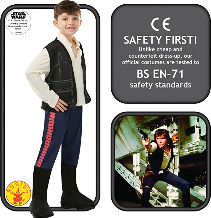 Costumes Australia Han Solo Deluxe Costume Kids Star Wars Smuggler_3