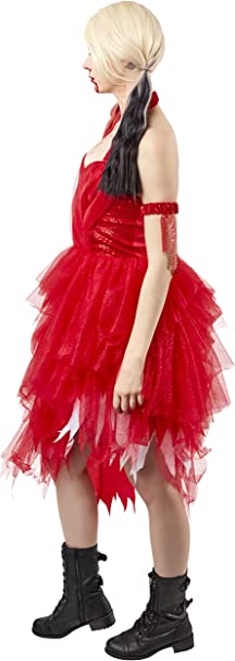 Costumes Australia Harley Quinn Red Dress Costume Suicide Squad 2_4