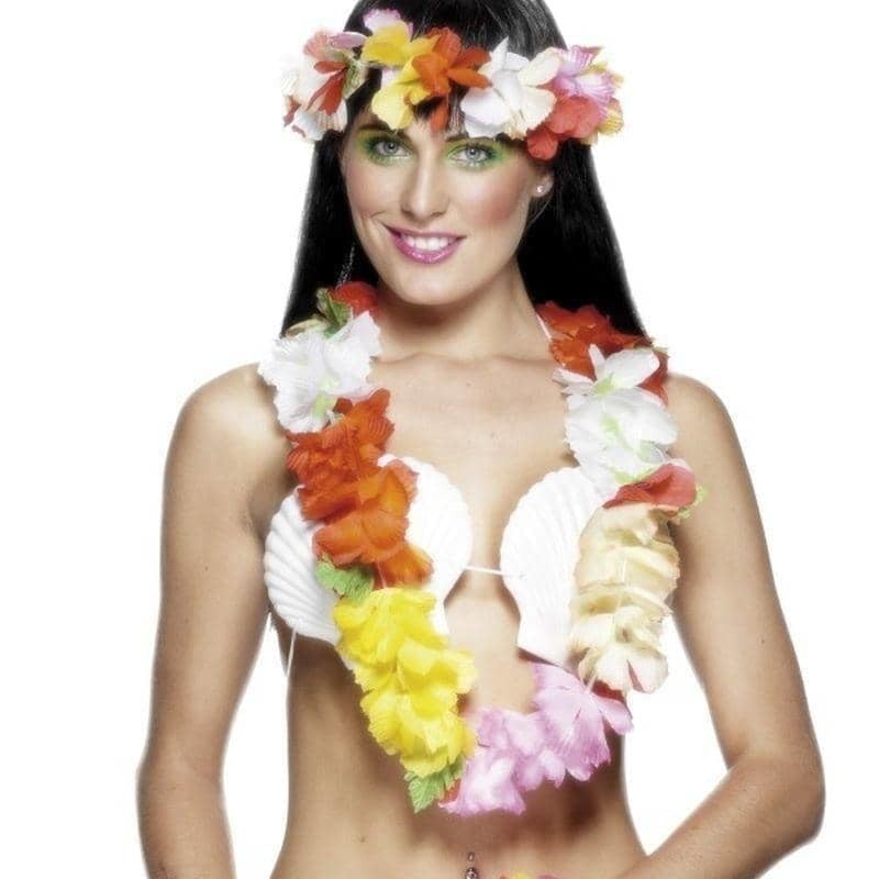 Costumes Australia Hawaiian Set Deluxe Adult Multi_1