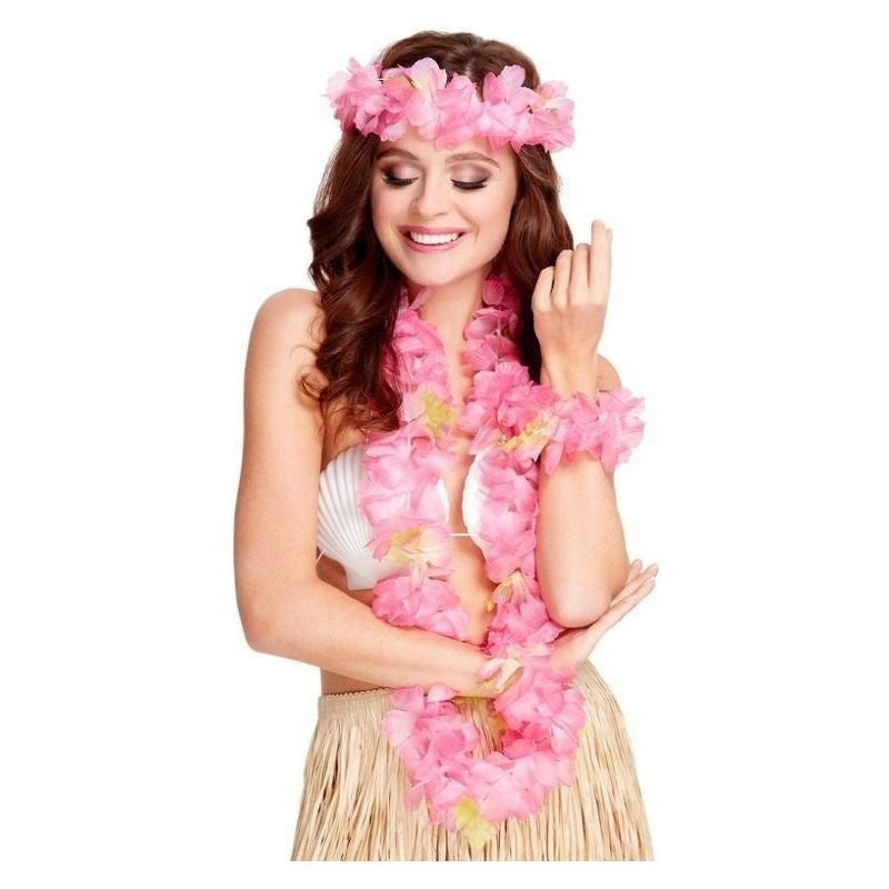 Costumes Australia Size Chart Hawaiian Set Pink Adult