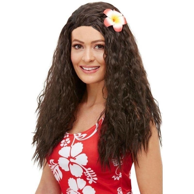 Costumes Australia Hawaiian Wig Adult Brown_1