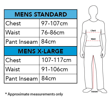 Costumes Australia Size Chart Hawkeye Mens Costume Ronin Avengers Endgame