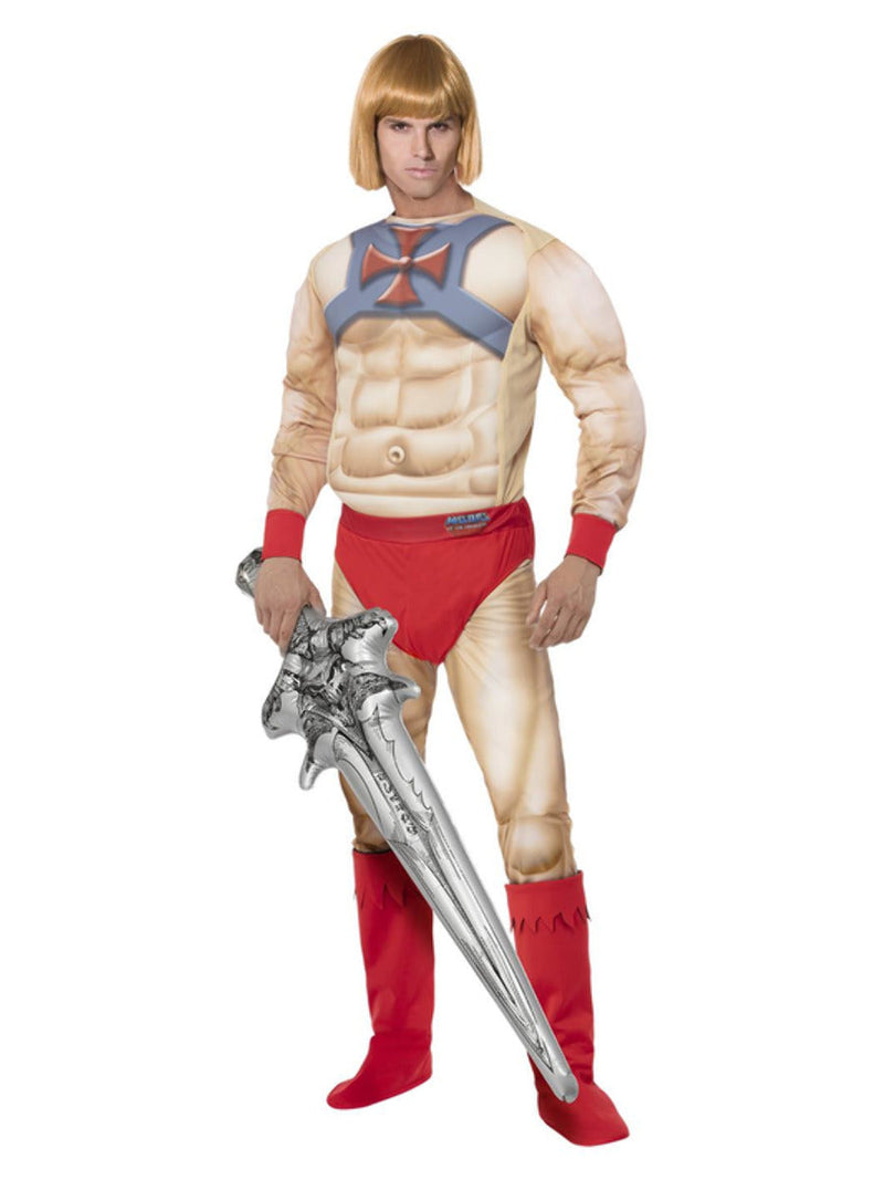 Costumes Australia He Man Costume Licensed Adult EVA Chest Jumpsuit_3