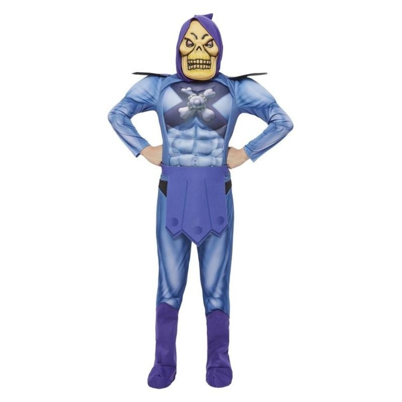 Costumes Australia He Man Kids Skeletor Costume Jumpsuit EVA Chest_1