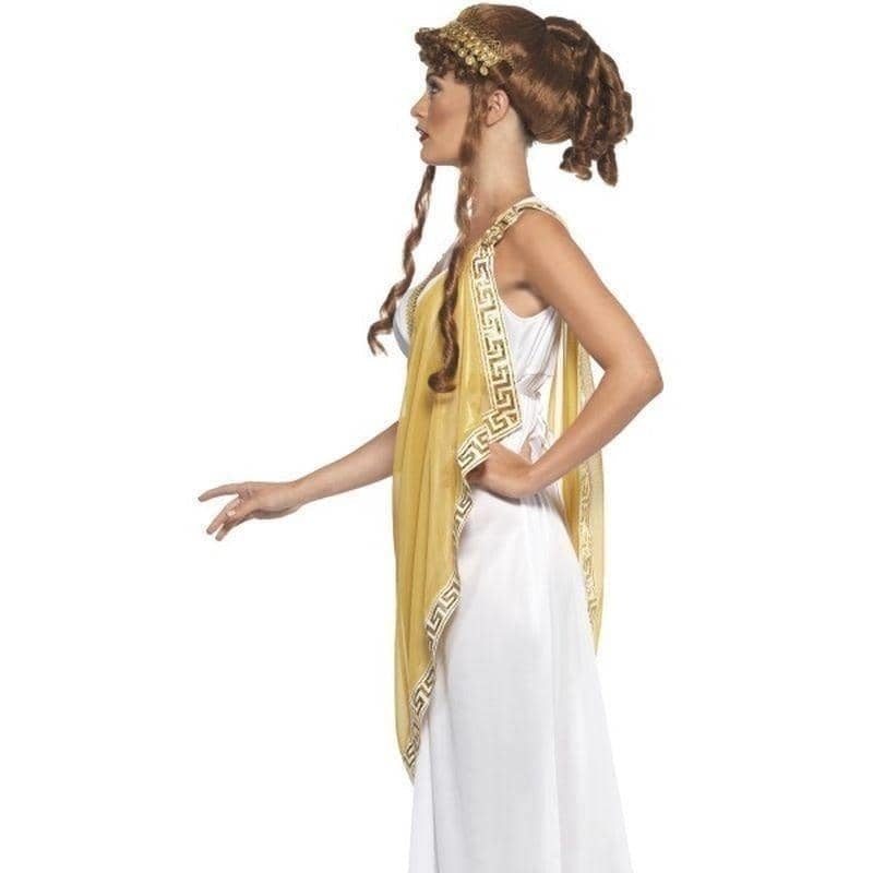 Costumes Australia Helen of Troy Costume Adult White Yelllow Dress Tiara_3