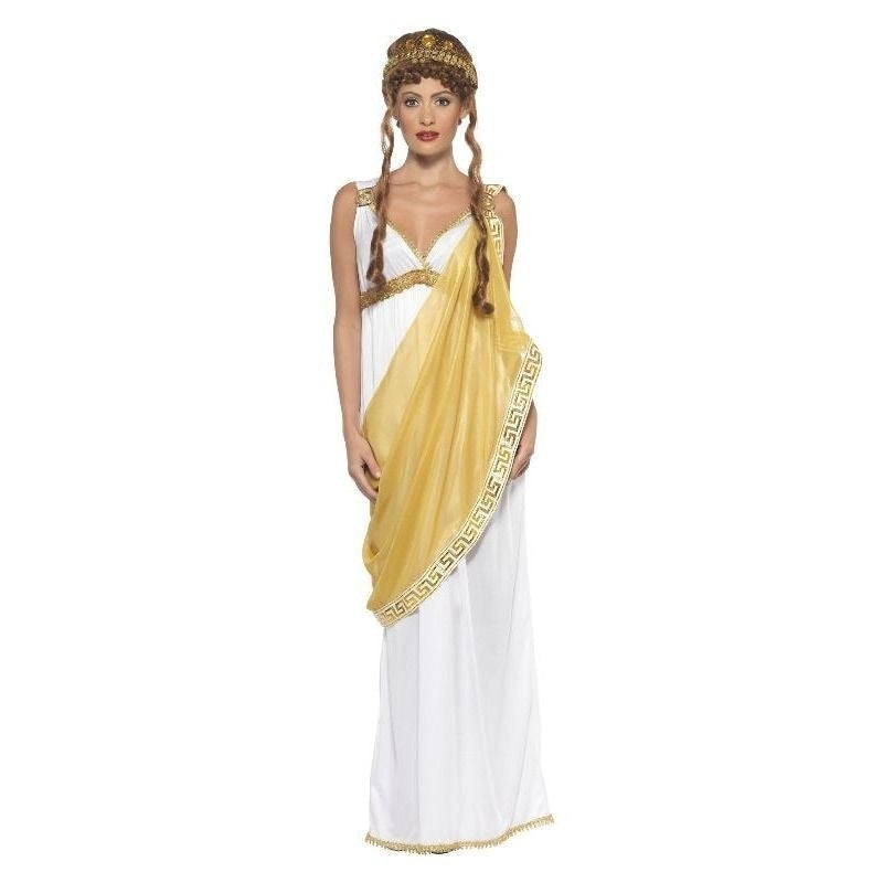 Costumes Australia Helen of Troy Costume Adult White Yelllow Dress Tiara_4