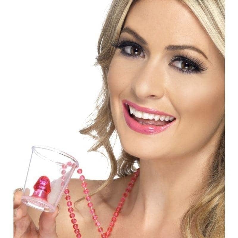 Costumes Australia Hen Night Willy Shot Glass Adult Pink Necklace_1