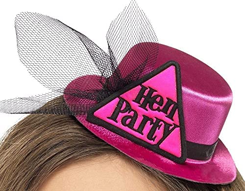 Costumes Australia Hen Party Adult Pink 6cm High Hat_2