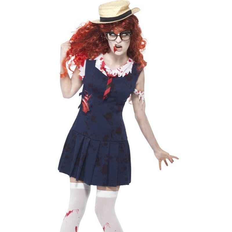 Costumes Australia High School Horror Zombie College Student Adult Navy_1