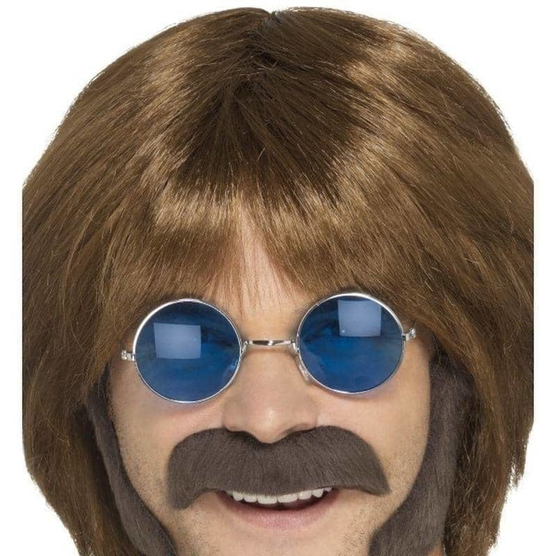 Costumes Australia Hippie Disguise Set Adult Brown_1