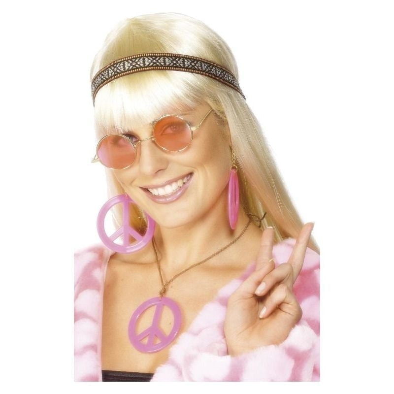 Costumes Australia Size Chart Hippie Kit Adult Pink