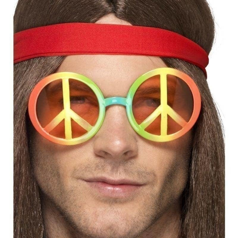 Costumes Australia Hippie Specs Adult Multi_1