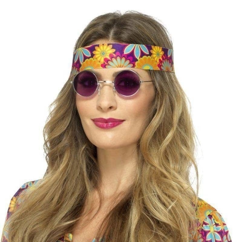 Costumes Australia Hippie Specs Adult Purple_1