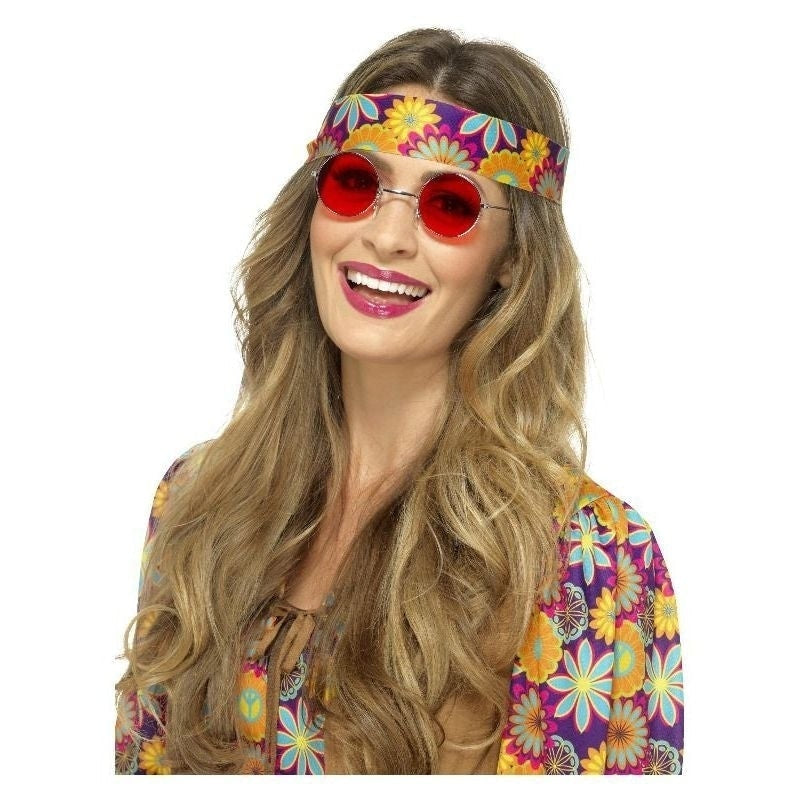 Costumes Australia Size Chart Hippie Specs Adult Red