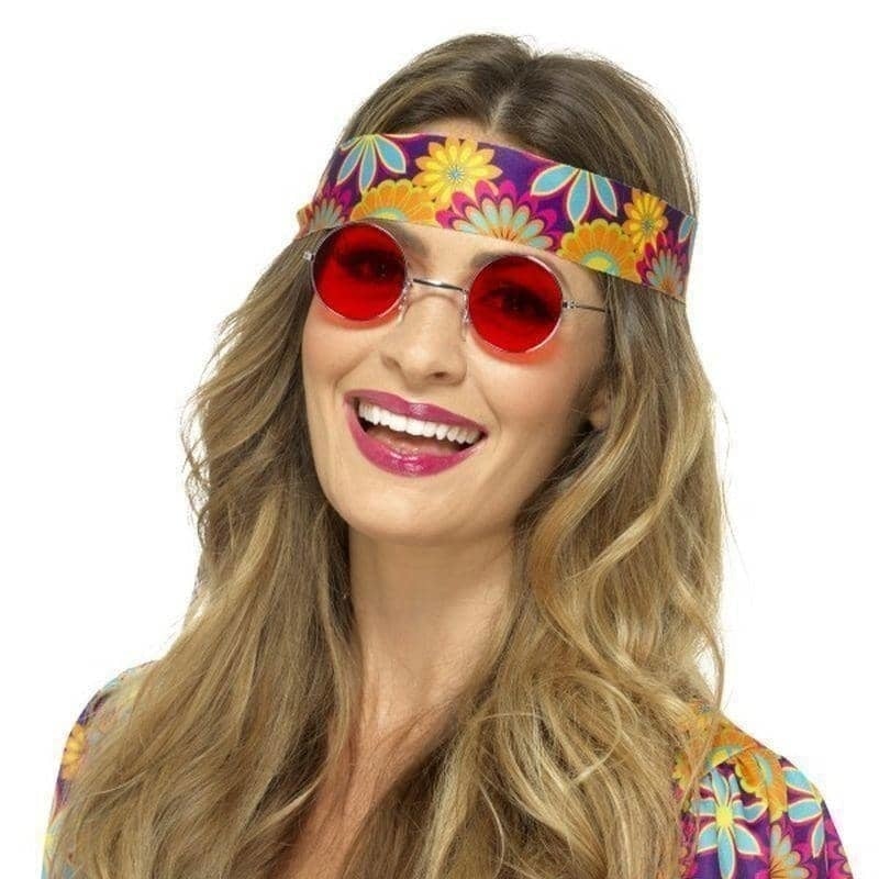 Costumes Australia Hippie Specs Adult Red_1